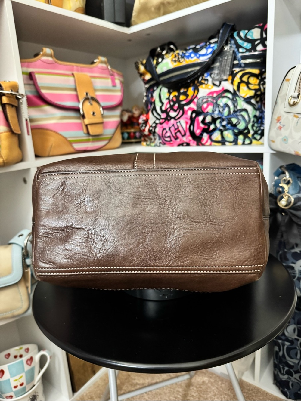 Coach Lily Legacy Turnlock Shoulder Bag - Picture 6 of 10